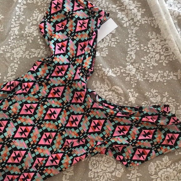 New GEO AZTEC BOHO CUTOUT MAXI Dress EMILIO PUCCI STYLE - Picture 5 of 8